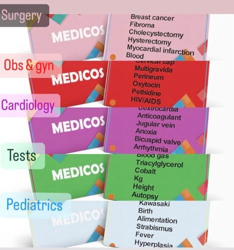 Medicos Medical Terminology Board Game – 364 Flashcards Covering 2000+ Terms | Fun & Educational Game for Medical Students, Nurses, Doctors | Ages 13+, 3+ Players - Image 3