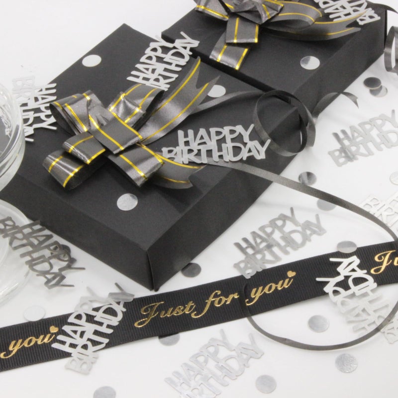 Blopee Birthday Confetti - Silver for Happy Birthday Table Decorations, 270 Pcs - Image 3