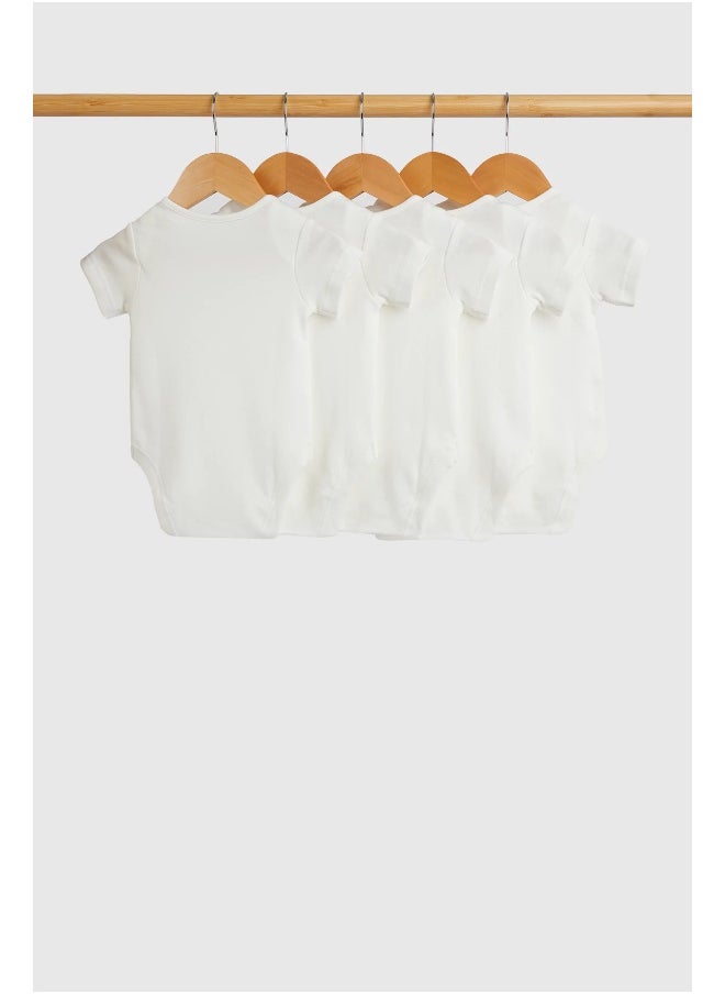 mothercare - Space Short-Sleeved Bodysuits - 5 Pack - Image 1