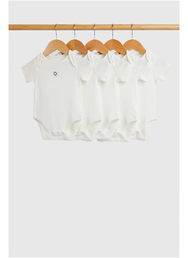 mothercare - Space Short-Sleeved Bodysuits - 5 Pack - Image 1