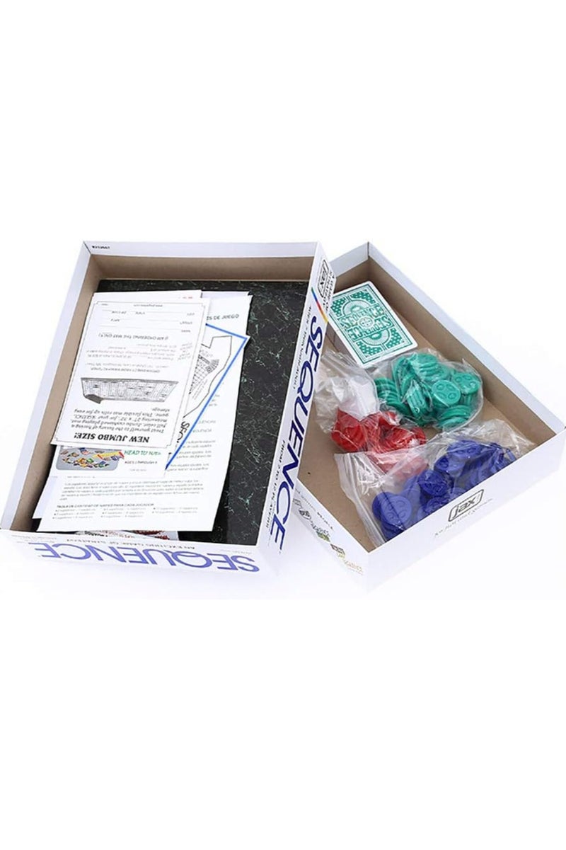 SEQUENCE fun strategy board game for family and friends at parties. - Image 3