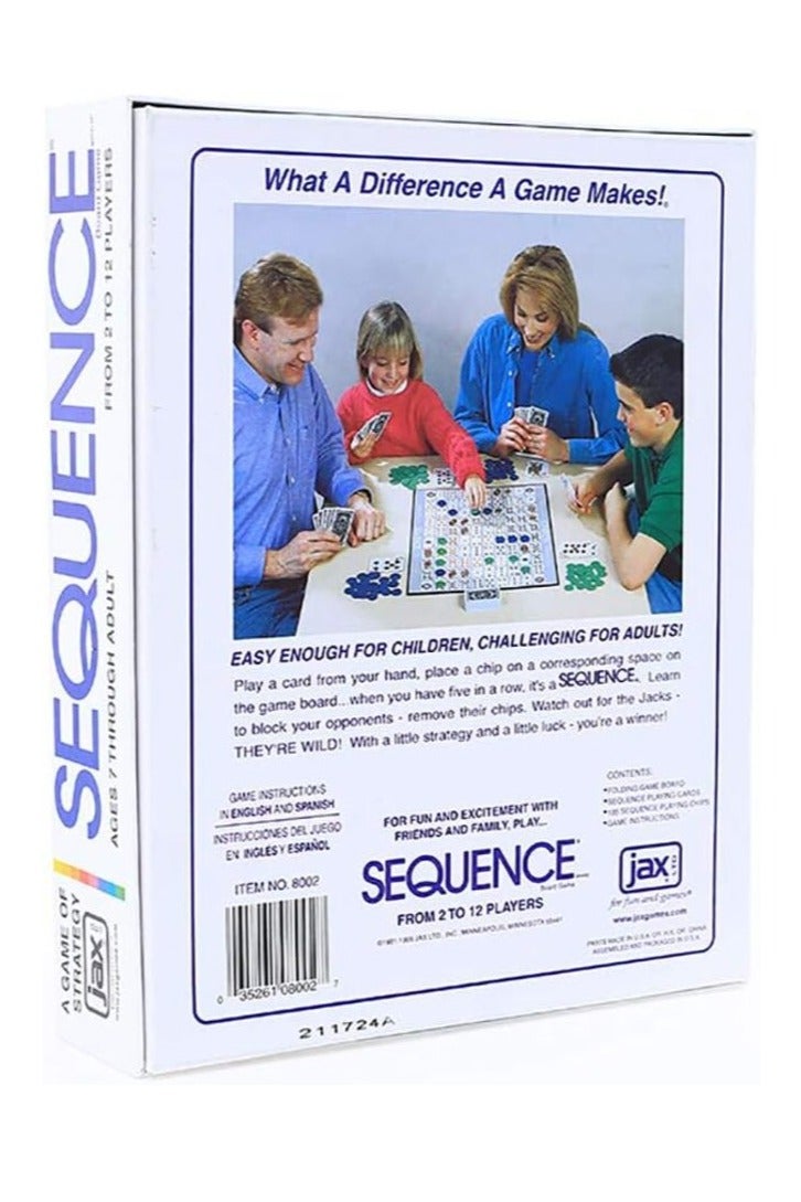 SEQUENCE fun strategy board game for family and friends at parties. - Image 5