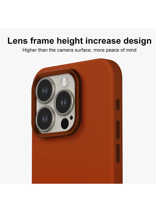 Zaboon Case For iPhone 13 Pro Skin Feel Leather Texture MagSafe Magnetic Phone Case - Image 3