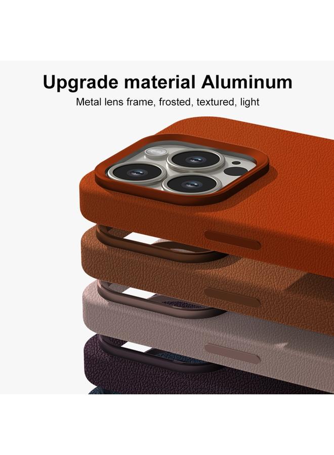 Zaboon Case For iPhone 13 Pro Skin Feel Leather Texture MagSafe Magnetic Phone Case - Image 4