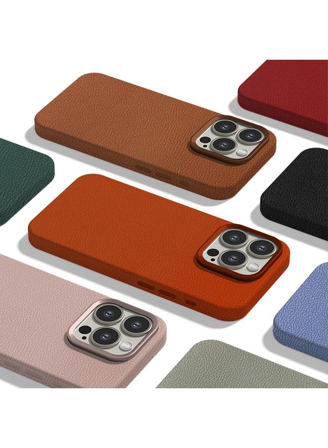 Zaboon Case For iPhone 13 Pro Skin Feel Leather Texture MagSafe Magnetic Phone Case - Image 2