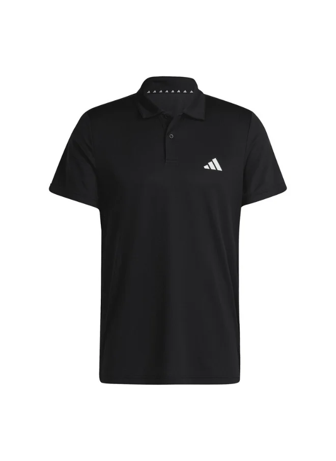 اديداس adidas TR-ES BASE POLO Black Training POLO SHIRTS for Men - XS