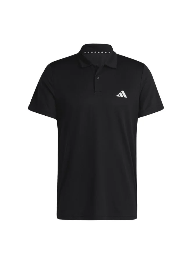اديداس adidas TR-ES BASE POLO Black Training POLO SHIRTS for Men - XS