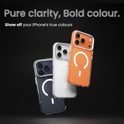 CASEGEAR Super Crystal Transparent Back Cover Case Compatible with iPhone 17 Pro | Lifetime Anti-Yellow | 10.4 Feet Drop Protection | Compatible with MagSafe | 360° Camera Protection - Image 2