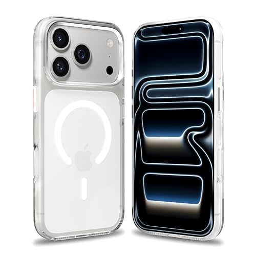 CASEGEAR Super Crystal Transparent Back Cover Case Compatible with iPhone 17 Pro | Lifetime Anti-Yellow | 10.4 Feet Drop Protection | Compatible with MagSafe | 360° Camera Protection - Image 1