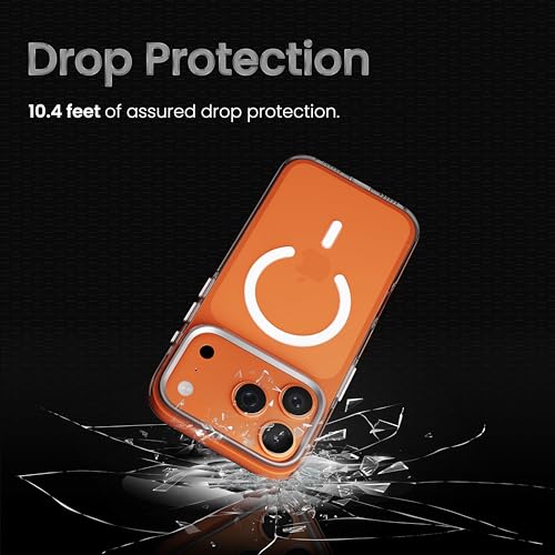 CASEGEAR Super Crystal Transparent Back Cover Case Compatible with iPhone 17 Pro | Lifetime Anti-Yellow | 10.4 Feet Drop Protection | Compatible with MagSafe | 360° Camera Protection - Image 5