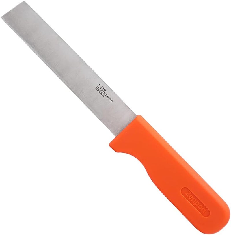Zenport K116 Row Crop Harvest Knife, Produce, 6-Inch Stainless Steel Blade,Orange - Image 1