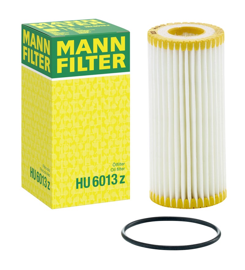 Mann Filter Original MANN-FILTER Oil Filter HU 6013 Z – Oil Filter Set with Gasket/Gasket Set – For Passenger Cars - Image 1