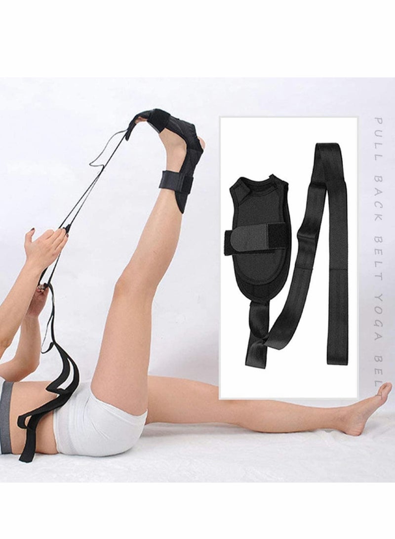 Generic Leg Stretch Band, Yoga Foot Stretching Strap, Calf Stretcher, for Plantar Fasciitis, Heel Spurs, Foot Drop, Achilles Tendonitis Hamstring, Physical Therapy Stretch Assist - Image 2