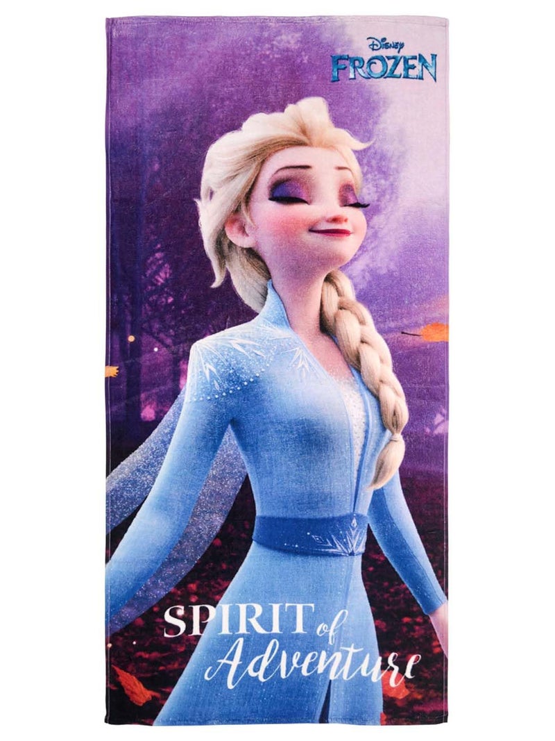 Athom Living Frozen Sister's with Disney Mouna Mixed Themed Kids Bath Towel 60x120cm, 350 GSM, Soft & Absorbent, Multicolor, Perfect for Boys and Girls, Fun & Vibrant Design, Pack of 2 - Image 3
