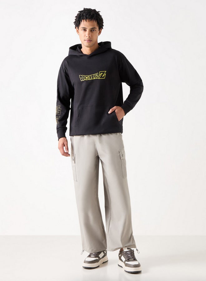 اس بي كاركترز هودي فضفاض بأكمام طويلة وطبعات - Image 2