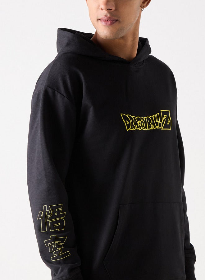 اس بي كاركترز هودي فضفاض بأكمام طويلة وطبعات - Image 4