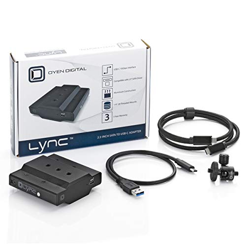 Oyen Digital Lync USB-C to SSD Camera Drive Dock, L1-C25-BK - Image 4