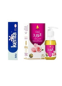 kenta Wadi Al Nabi Rose Oil with Kenta Moroccan Cream 125ml  - Image 1