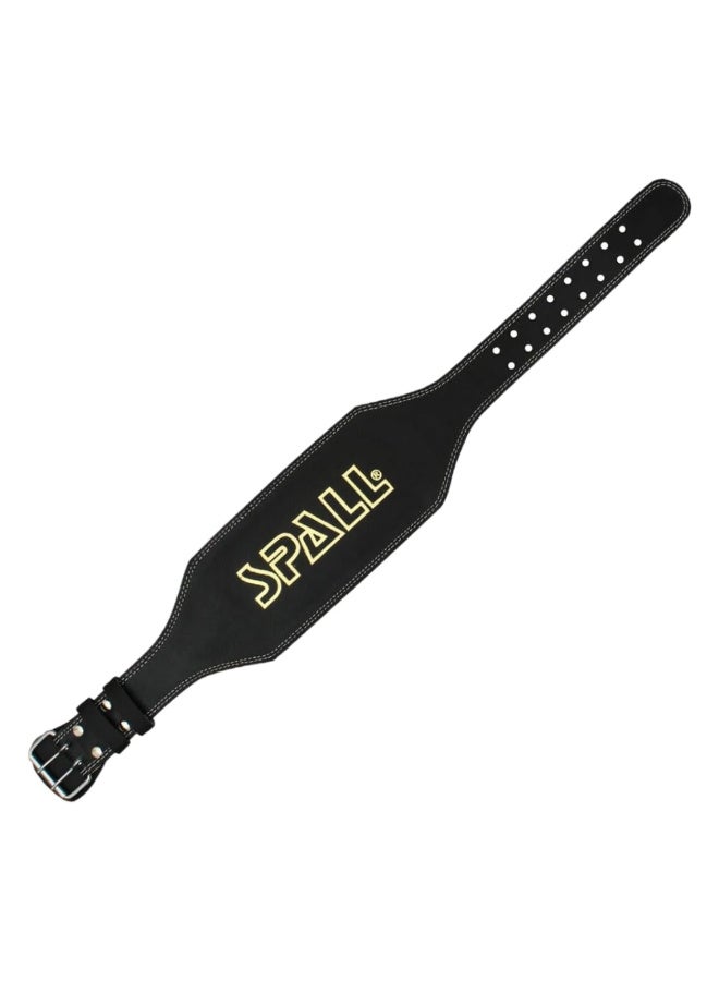 Spall Weight Lifting Leather Belt Lower Back Support 4 Inches Wide Adjustable Buckle For Bodybuilding Home Gym Workouts Squats Strength Training And Fitness Exercise For Men And Women - Image 3