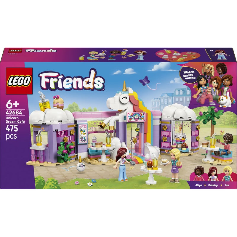 LEGO Friends Unicorn Dream Café Toy with 3 Mini Dolls 42684 (Age 6+, 475 Pieces) - Image 2