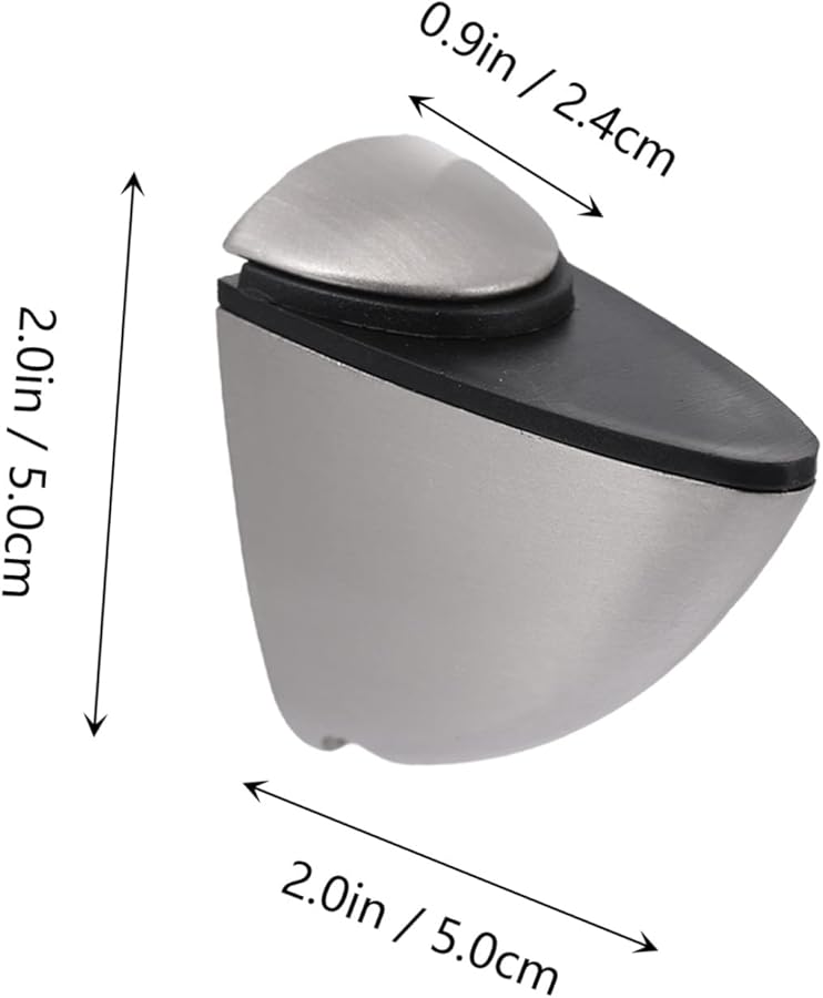 Tehaux 2 Pack Brushed Surface Shelf Support Corner Bracket Easy Install Furniture Bracket - Image 5