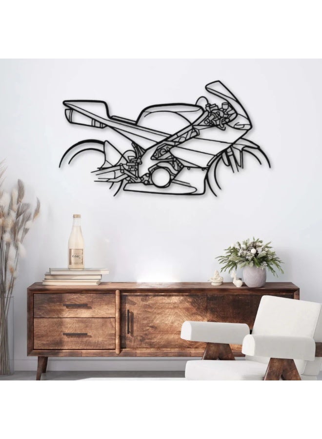 RRV4502 (2008)—Metal wall decor featuring a motorcycle motif - Image 1