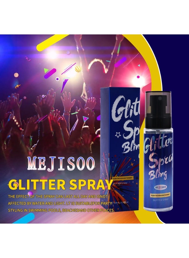 MEJISOO Glitter Spray - Body and Face Glitter Spray - Image 2