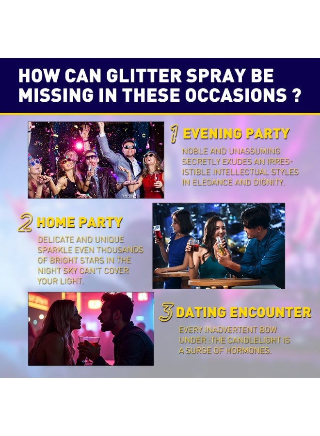 MEJISOO Glitter Spray - Body and Face Glitter Spray - Image 3
