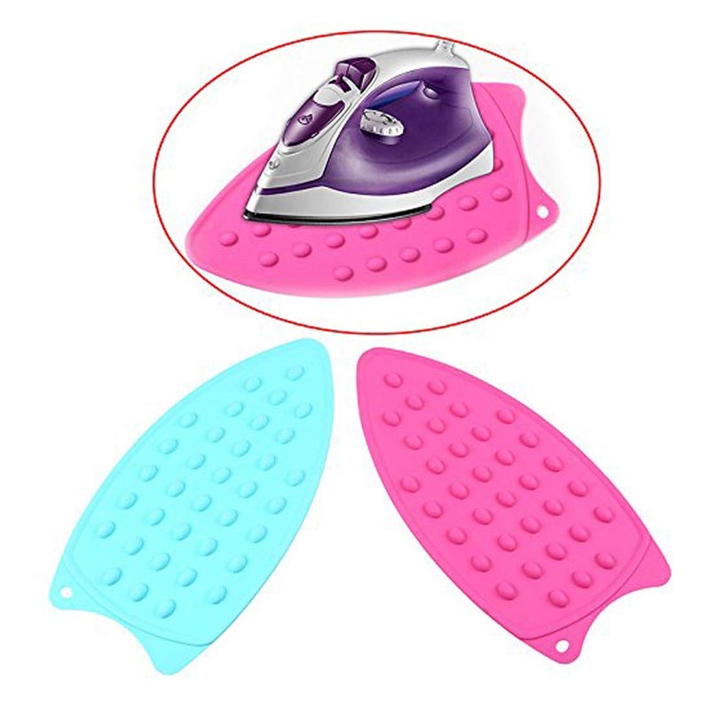 Crispy Silicon Iron Rest Pad High Heat Resistant 27x14 cm MultiColor Pack of 1 - Image 2