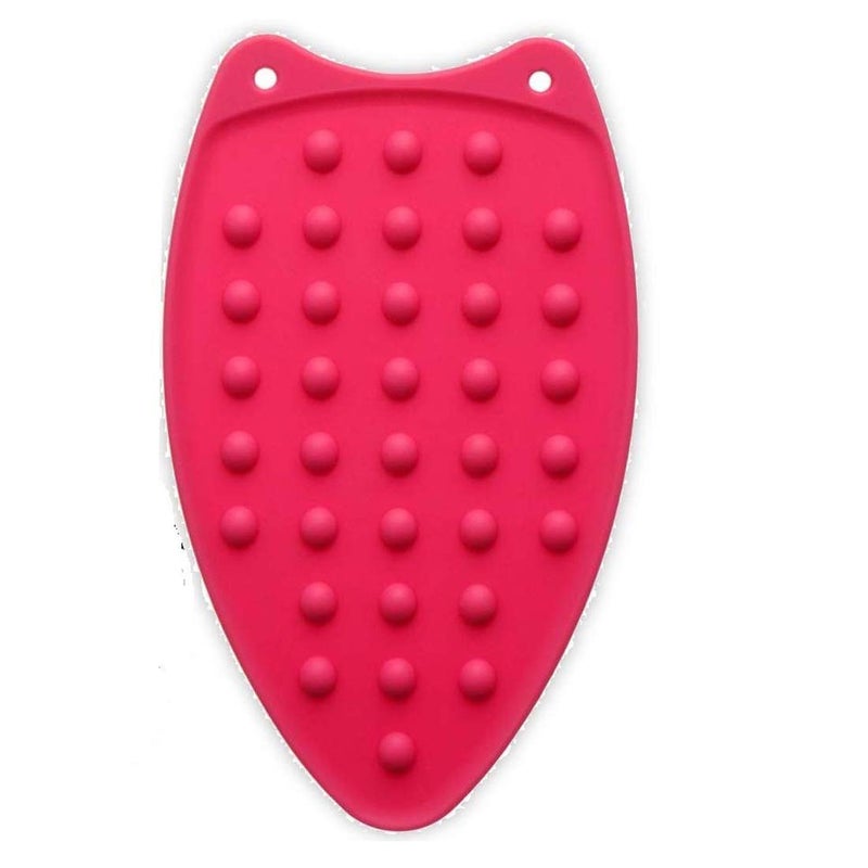 Crispy Silicon Iron Rest Pad High Heat Resistant 27x14 cm MultiColor Pack of 1 - Image 1