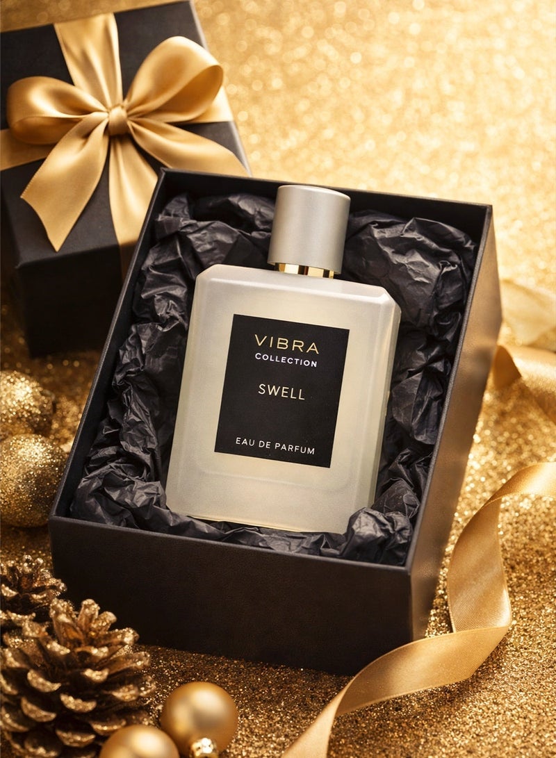 DIVINA Vibra Swell Eau De Parfum 100ml for Men – Fresh Woody Aromatic Fragrance with Vanilla, Lavender & Vetiver | Long-Lasting Premium Perfume - Image 3