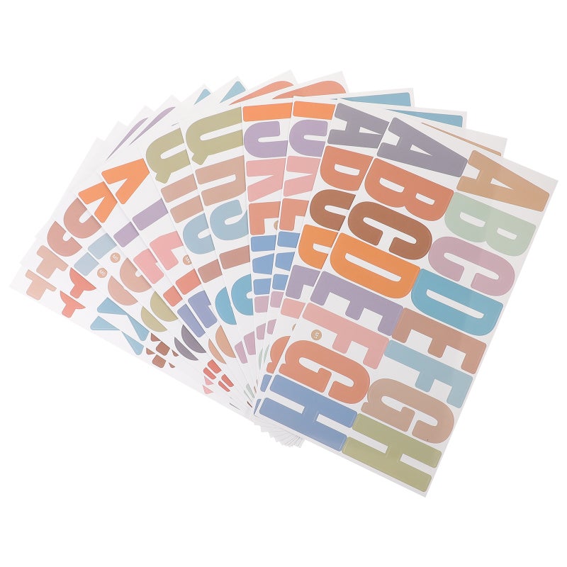 2 Sets Business Letter Stickers Diy Letter Stickers Adhesive Mailbox Bulletin Letter Decal - Image 1