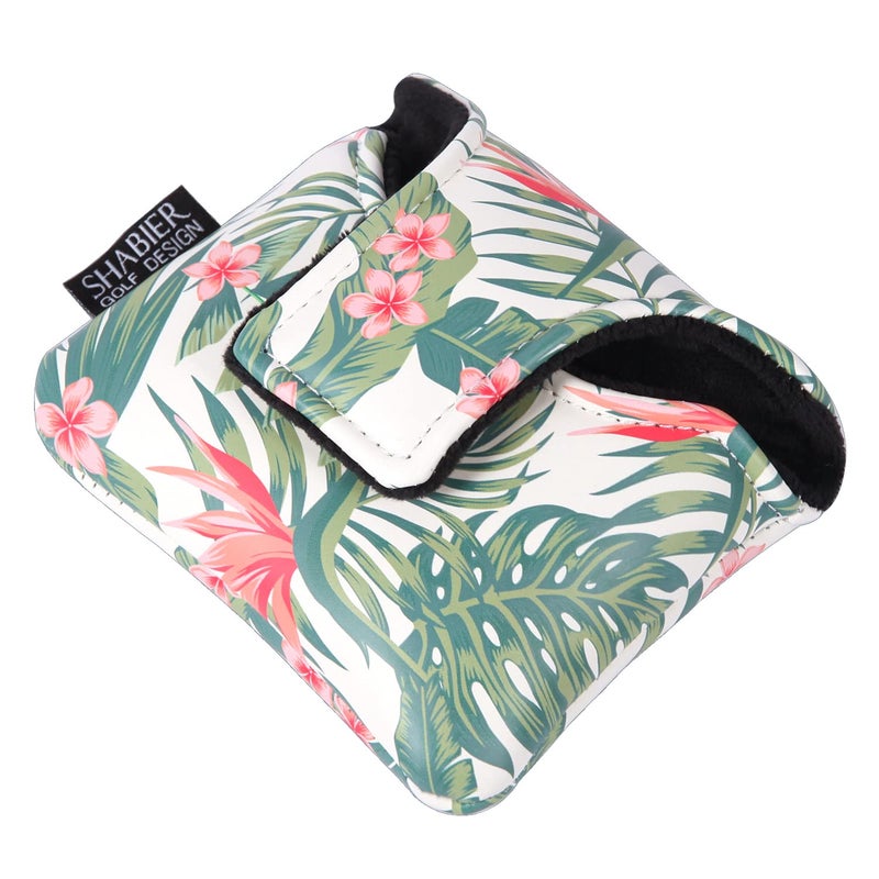 SHABIER Golf Large Mallet Headcover Hawaiian Style Design for Taylormade MySpider X Putter, MySpider Tour Putter - Image 5