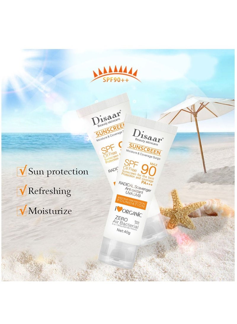 Disaar - Sunscreen Instant Protection Foundation SPF 90 40g - Image 1
