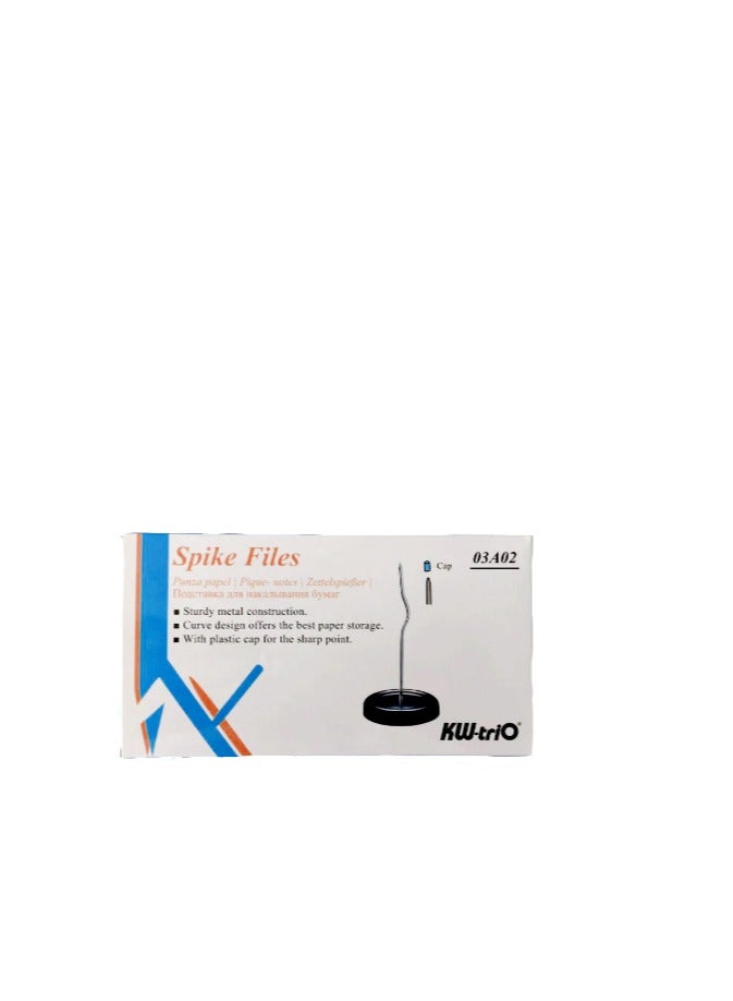 KWTrio KW-triO Desk Top Spike File for Office, Cafe Orders, Restaurant, Laundry Invoices Bills Receipts - Image 2