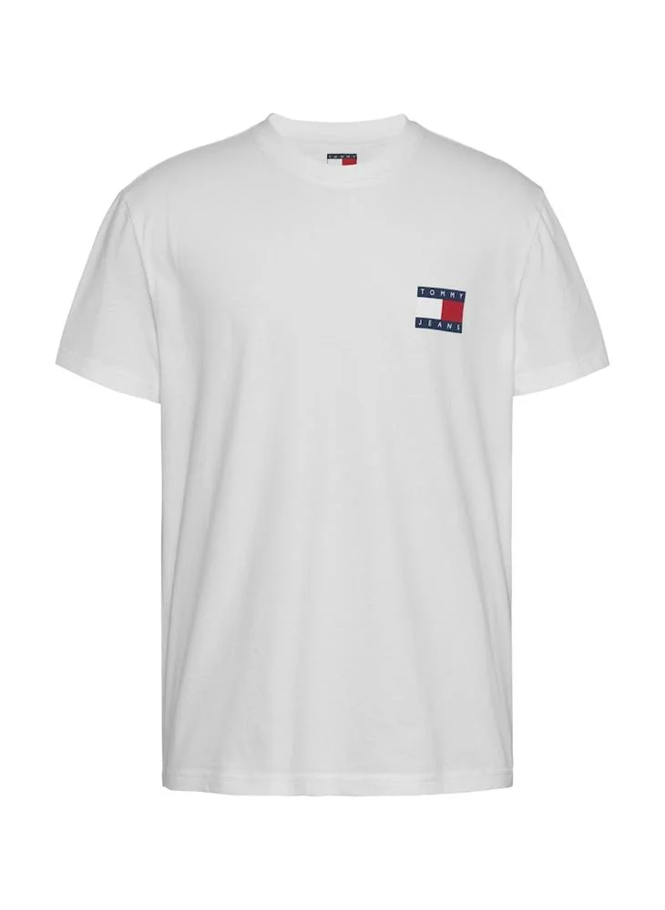 TOMMY JEANS Logo Print  Crew Neck T-Shirt