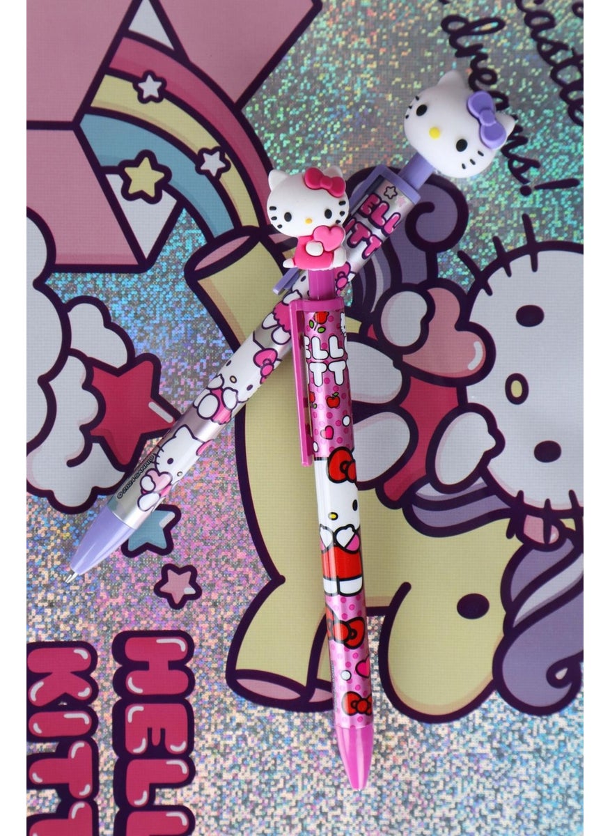 Hello Kitty Dekomus New Season Licensed Face Figured Versatile Tip Pen 0.7 mm  - Image 1