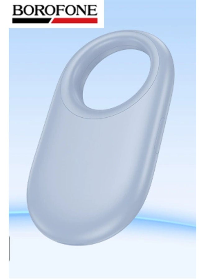 بوروفون جهاز Airtag الذكي المضاد للضياع للحيوانات الأليفة، مناسب لأجهزة Apple والمركبات والمفاتيح والأمتعة وغيرها (أزرق فاتح) - Image 1