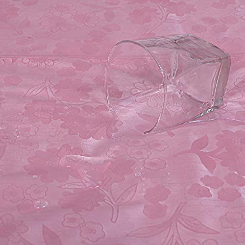 Good Luck Baby Waterproof Plastic Sheet- Double Bed/Baby-Adult Waterproof Mattress Protection Sheet by GoodLuck (7.5 X6.5 Feet) (Self-Design Pink) - Image 2