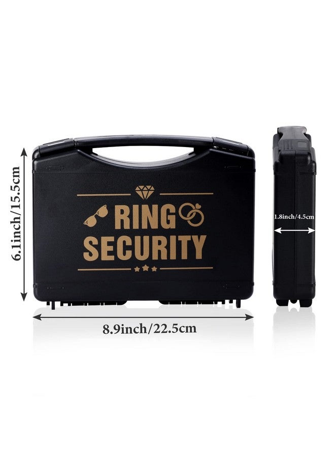 Keymall Keymall Ring Bearer Wedding Ring Security Box Include Special Agent ID Card Shades Ring Box For Kids Ring Bearer Proposal Gift (Set A) - Image 3