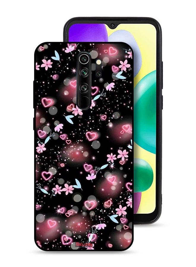 Tolwak Xiaomi Redmi Note 8 Pro Protective Case Cover Small Hearts And Flowers - Image 1
