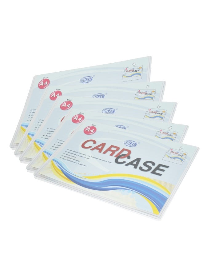 FIS Card Case, Clear A4 - FSCIA4,20-Pieces  - Image 1