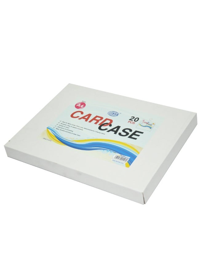 FIS Card Case, Clear A4 - FSCIA4,20-Pieces  - Image 2