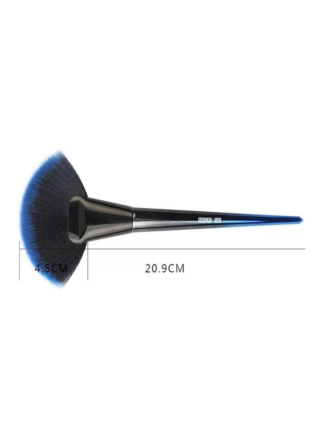 Makeup Foundation Powder Brush Blue/Black - Image 3