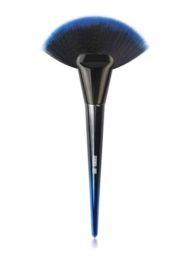 Makeup Foundation Powder Brush Blue/Black - Image 1