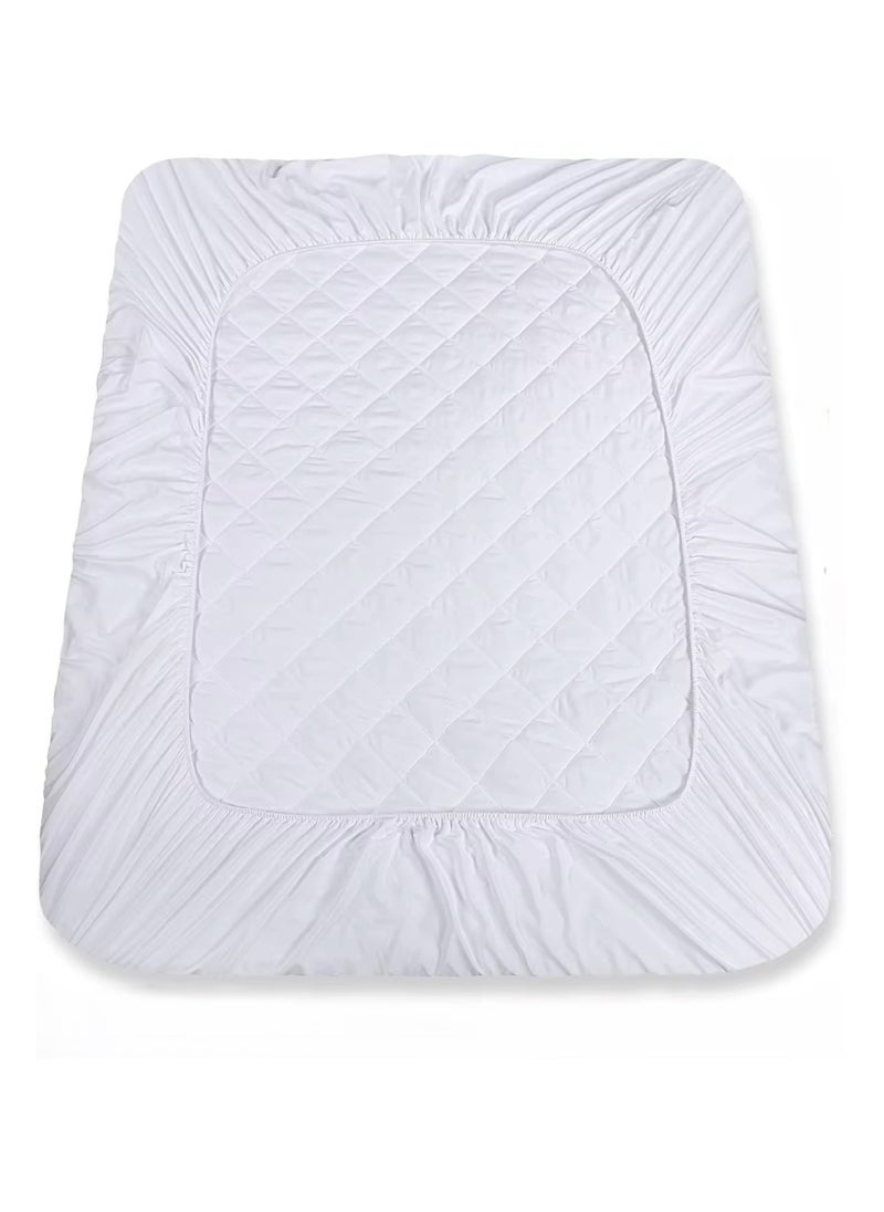 MAXQON Mattress Protector Microfiber,100%Waterproof,  King/Queen/Double/Single Sizes, Color White  - Image 4