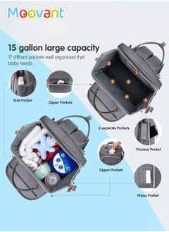 Baby Diaper Bag Backpack, with Diapers Changing Station and USB Port, Multifunctional Mother Bag with Portable Crib, Foldable Large Capacity Baby Backpack, 900d Oxford Travel Bag for Infant Shower Gifts - pzsku/Z4AAC43803227675DA38DZ/45/_/1713174165/1821fe73-8f0e-4afd-9676-10660081e6de