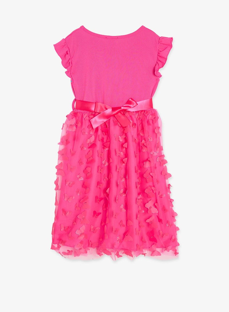 Pinata Butterfly Embellished Occasion Dress - Image 3