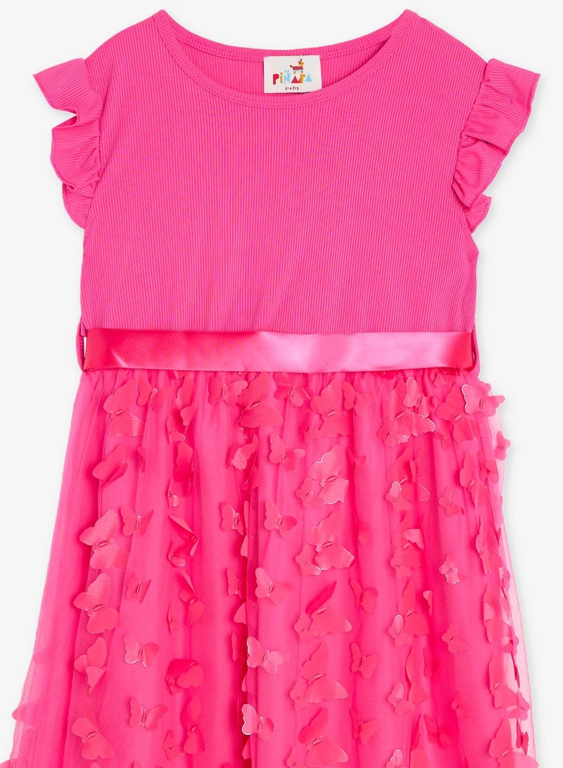 Pinata Butterfly Embellished Occasion Dress - Image 4