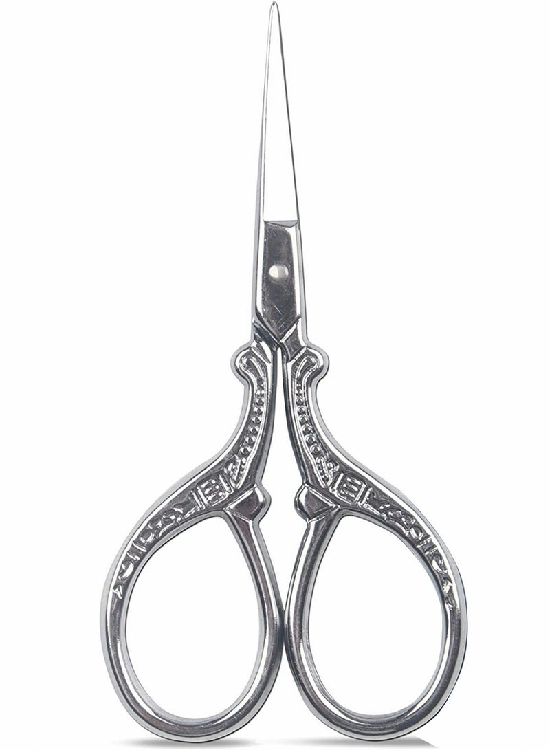 KASTWAVE Small Scissors, 1 Pack Embroidery Scissors 3.6 Inch Sewing Craft Sharp Scissors for Fabric Cutting Paper Crafting Office Scissors Sewing Handicrafts Tool - Image 1